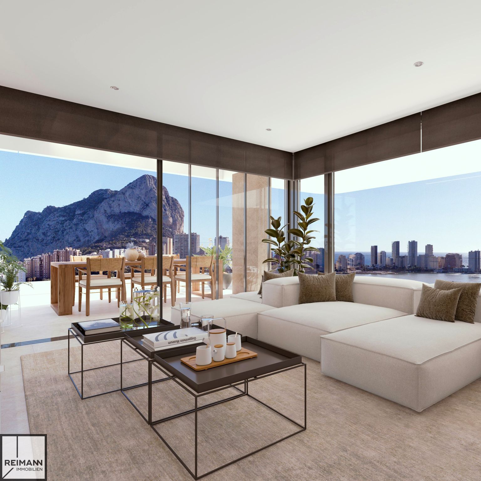 Neubau-Eigentumswohnung mit Meerblick in Calpe an der Costa Blanca (Spanien)